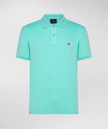 polo in cotone con logo PEU3940 99012084 680 PeUTEREY 