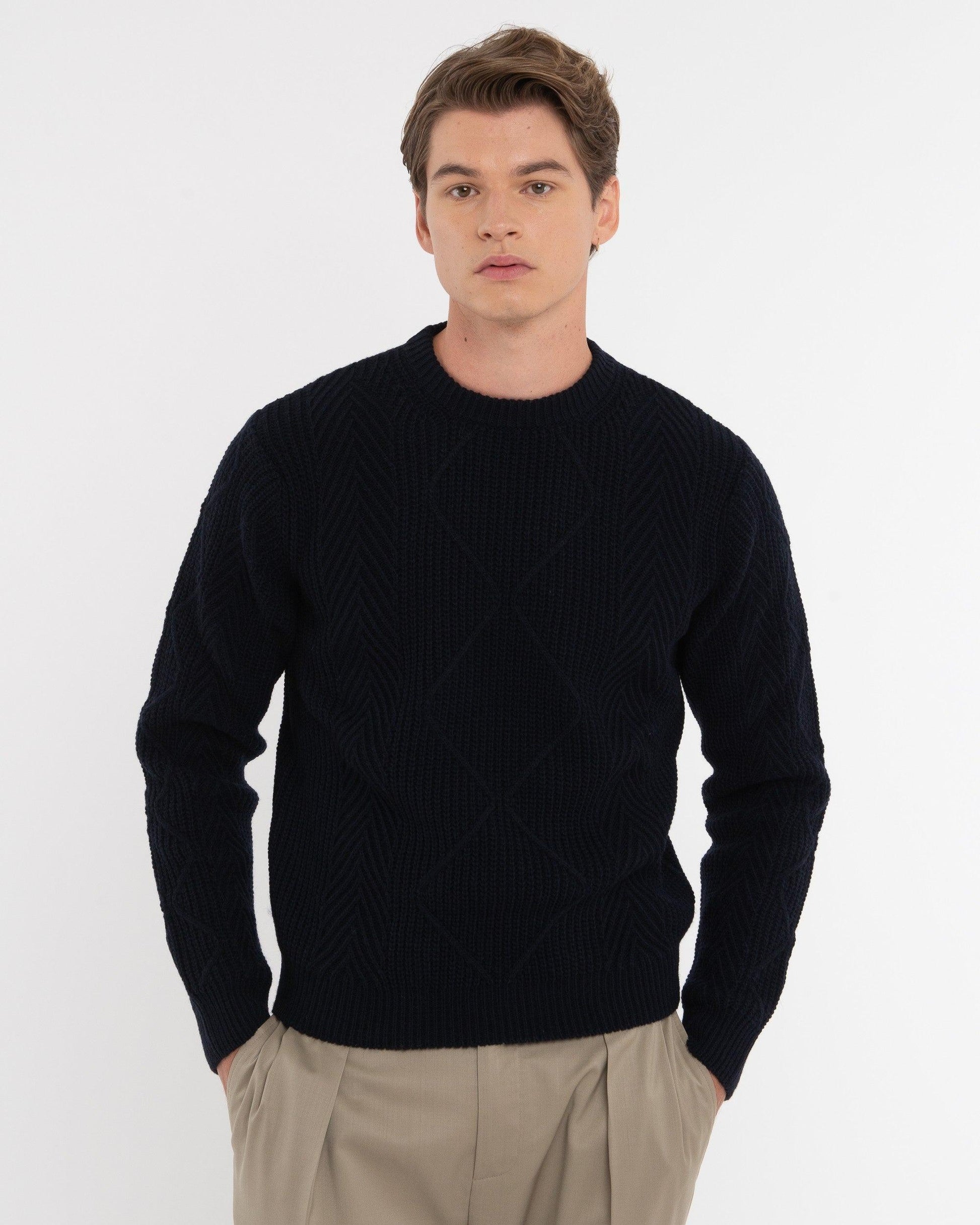 maglione a costine inglesi 3932M529 253810 89 MANUEL RITZ 