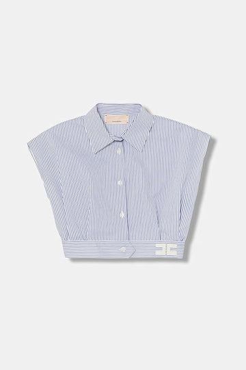 camicia smanicata a righe EFCA281 CR025 D885 ELISABETTA FRANCHI 