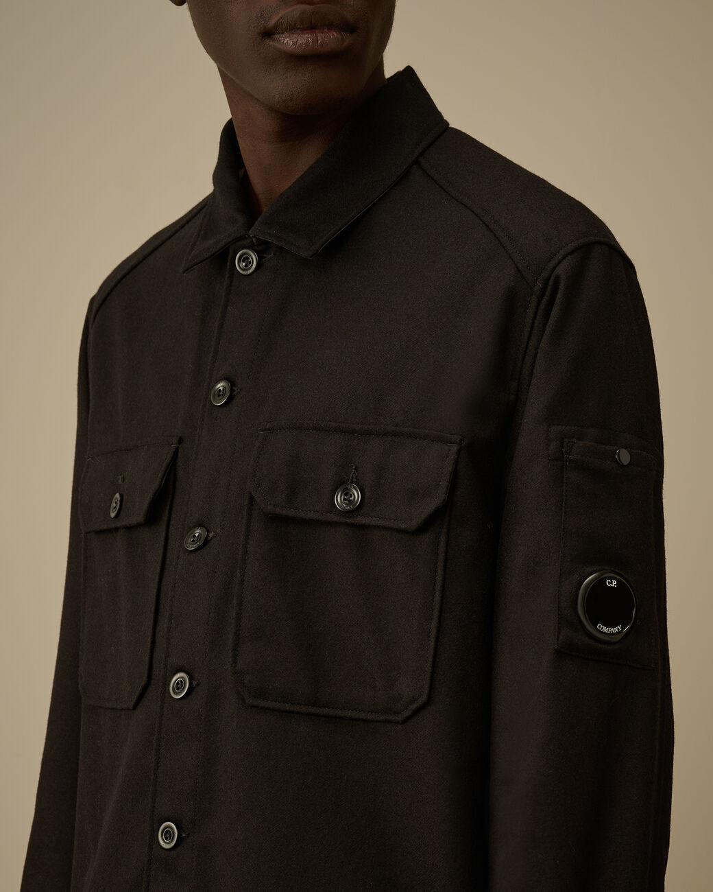 giacca overshirt felt 19CMOS271A 110498A 999 CP COMPANY 