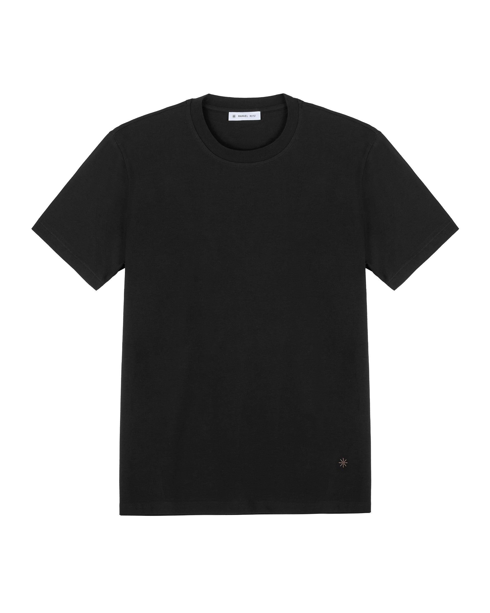 t-shirt in jersey di cotone stretch 4032M568 263284 99 MANUEL RITZ 
