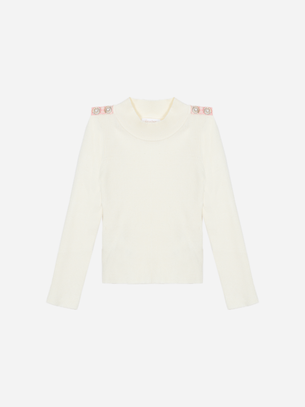 maglia collo alto SWE4133509 ECRU PATACHOU 