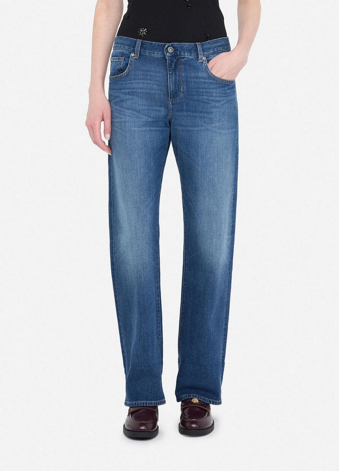 jeans blu denim UF5175DS074 78930 LIU JO DENIM 