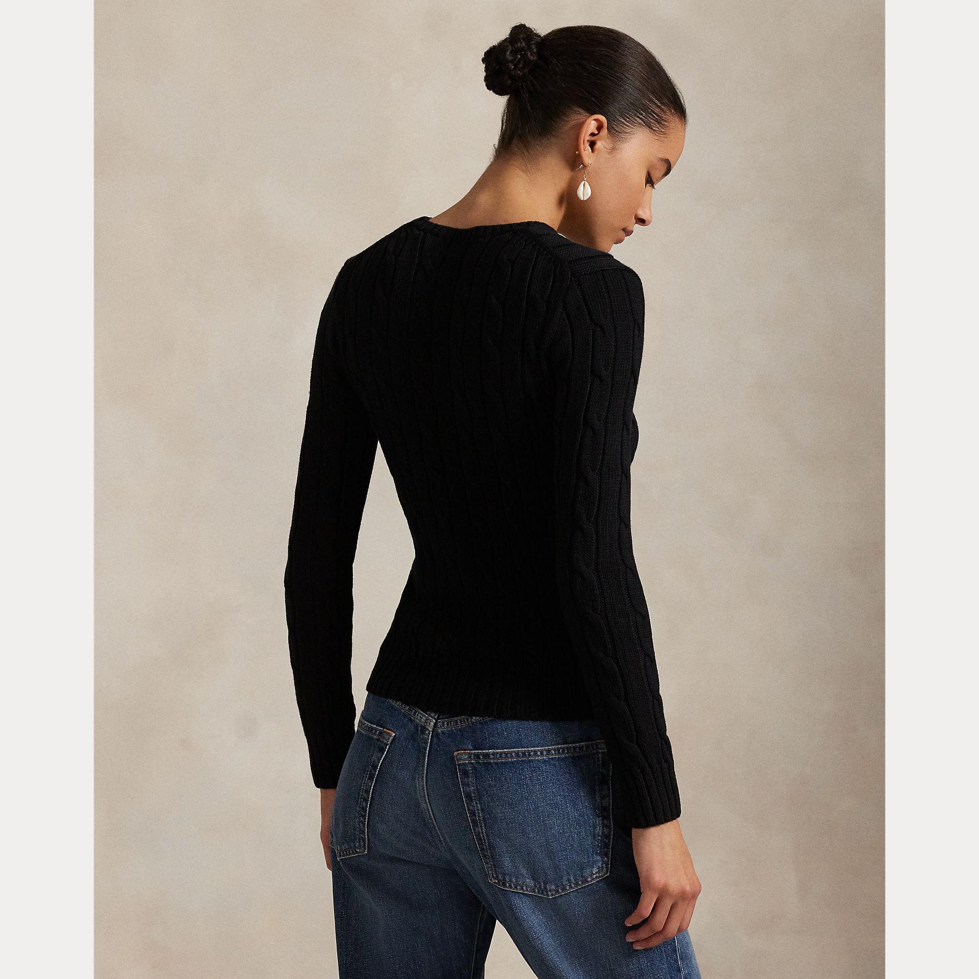 maglia girocollo a trecce 211-971869 006 RALPH LAUREN POLO 