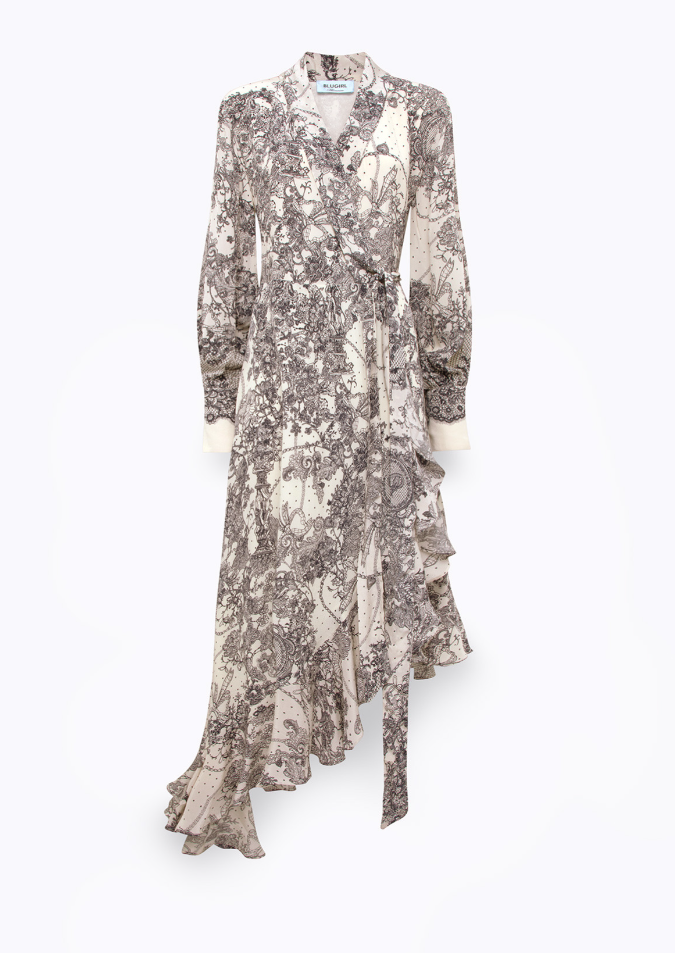 abito a portaoflgio con stampa RA6127T523A P9401 Blugirl 