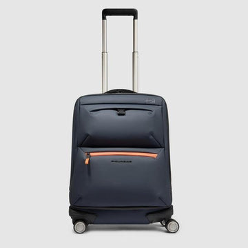 Trolley cabina gommato BV6377C2OW BLU PIQUADRO 