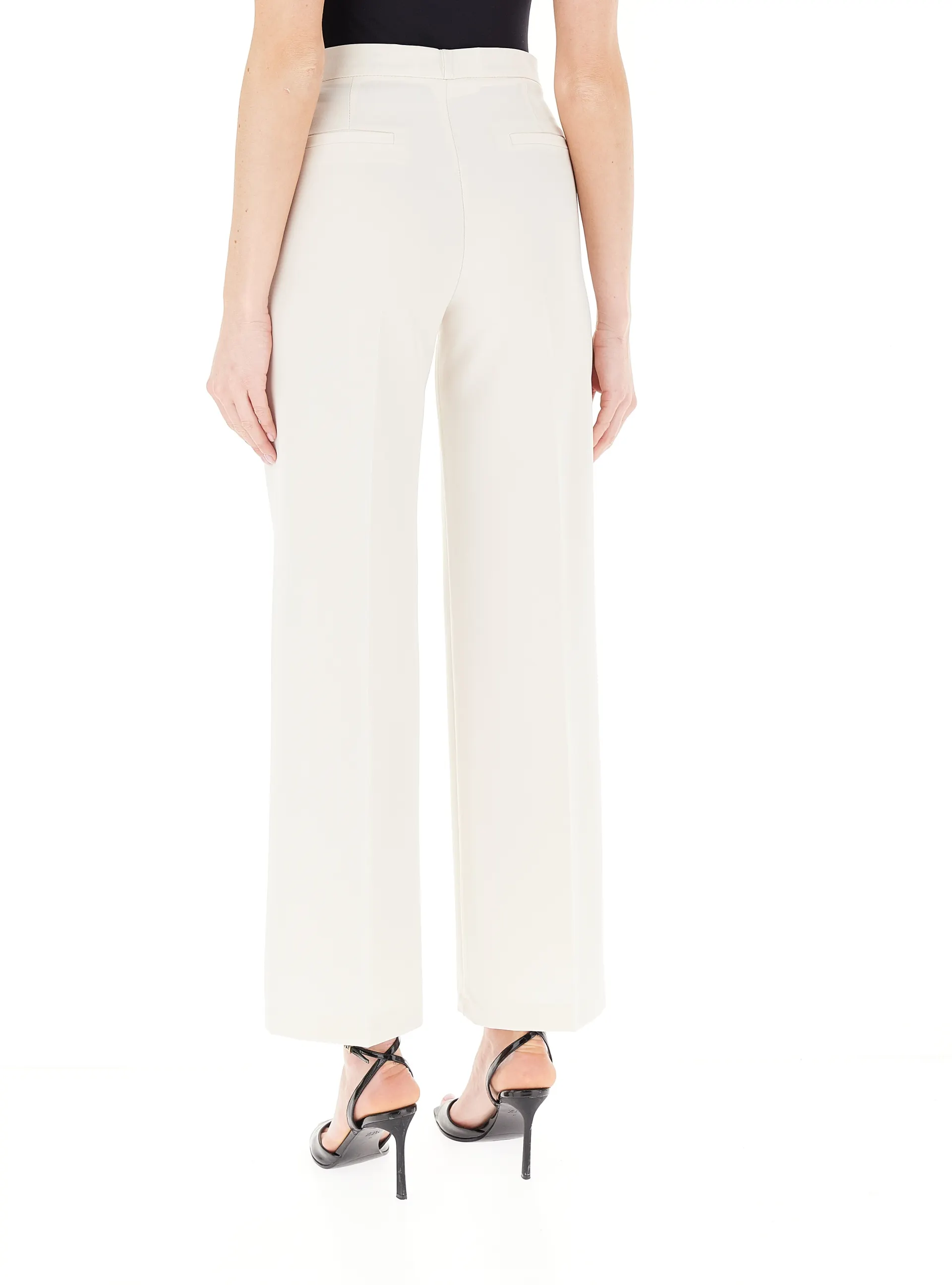 pantalone wide leg TD0295 NATURALE VICOLO 