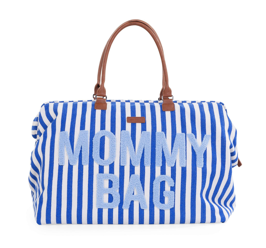 Borsa nascita con fasciatoio mommy bag MOMMY BAG RIGHE AZZ/BLU CHILDHOME 