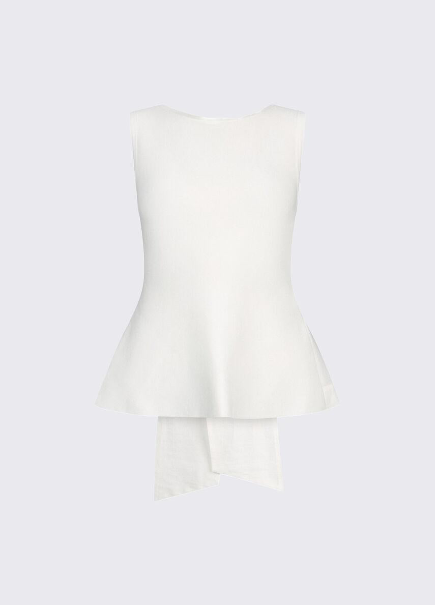 maglia cut out WA6468MS55N 10701 LIU JO WHITE 