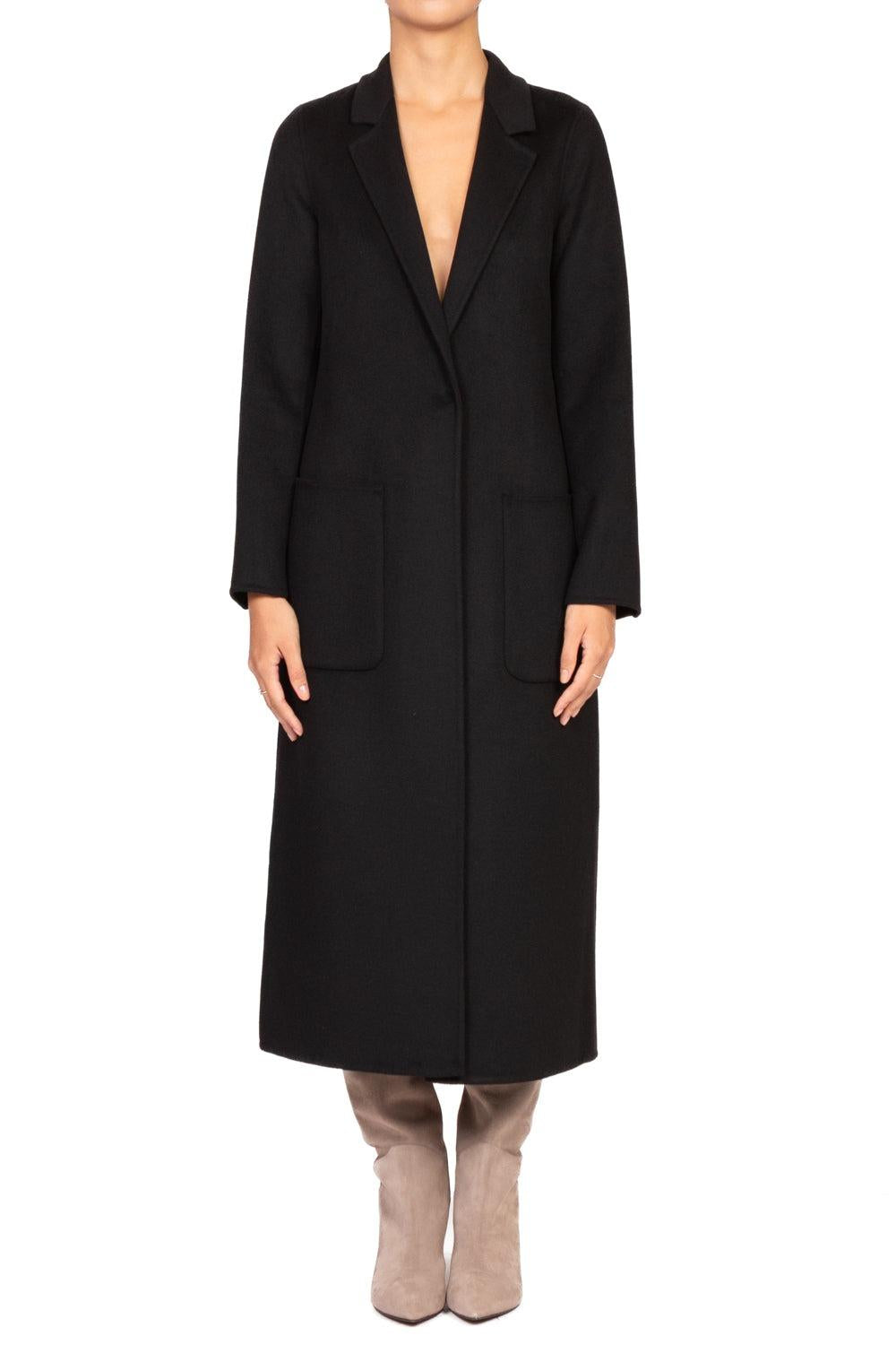 cappotto con scollo TF0002 NERO VICOLO 