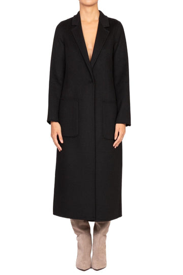 cappotto con scollo TF0002 NERO VICOLO 