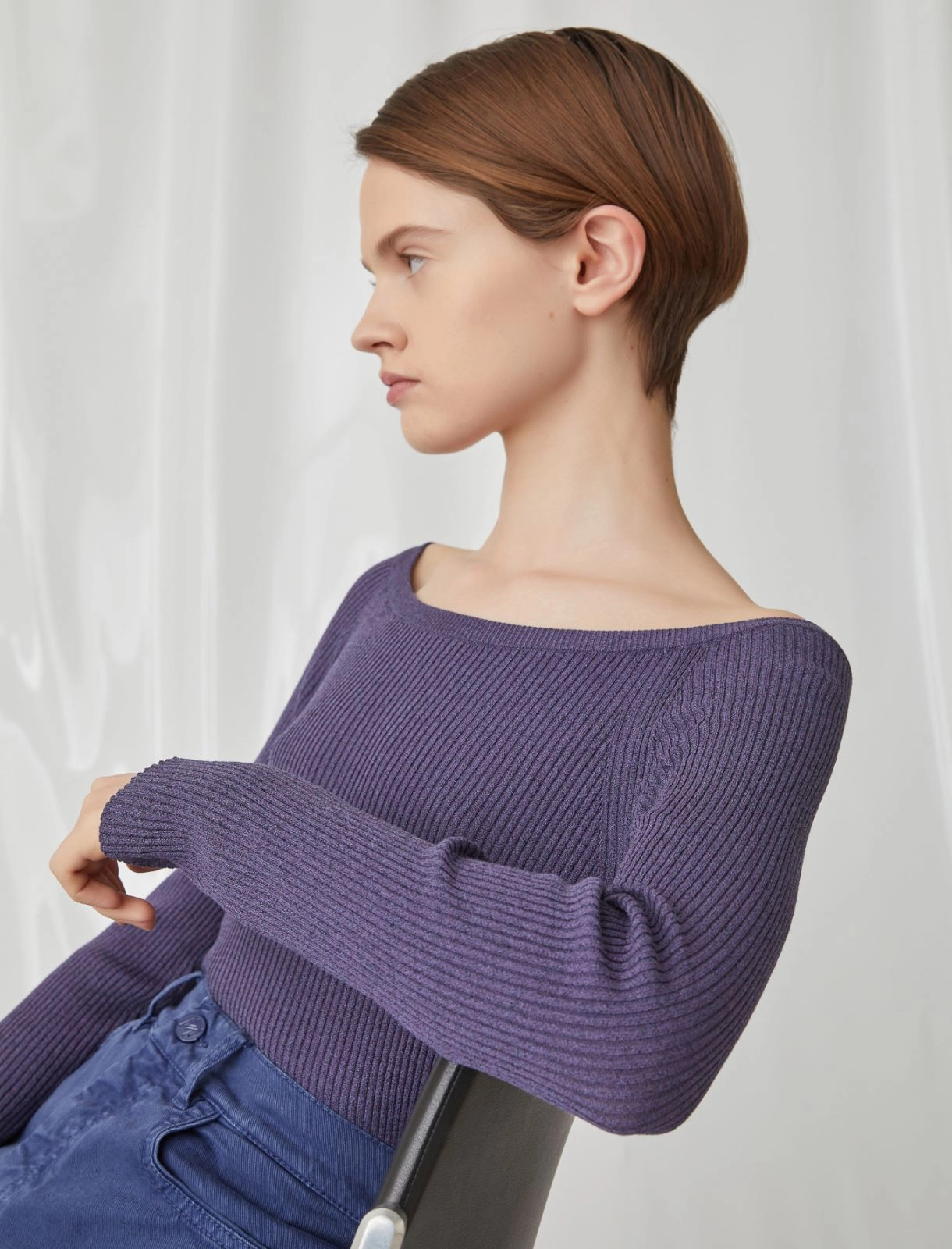 maglia lurex a costine ZENOBIA1 004 MARella 