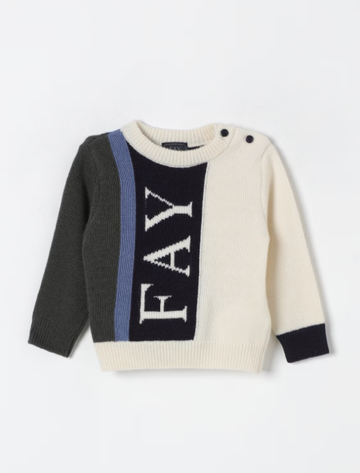 Maglia neonato in lana e cashmere FV9510 Z2498 109MC FAY 