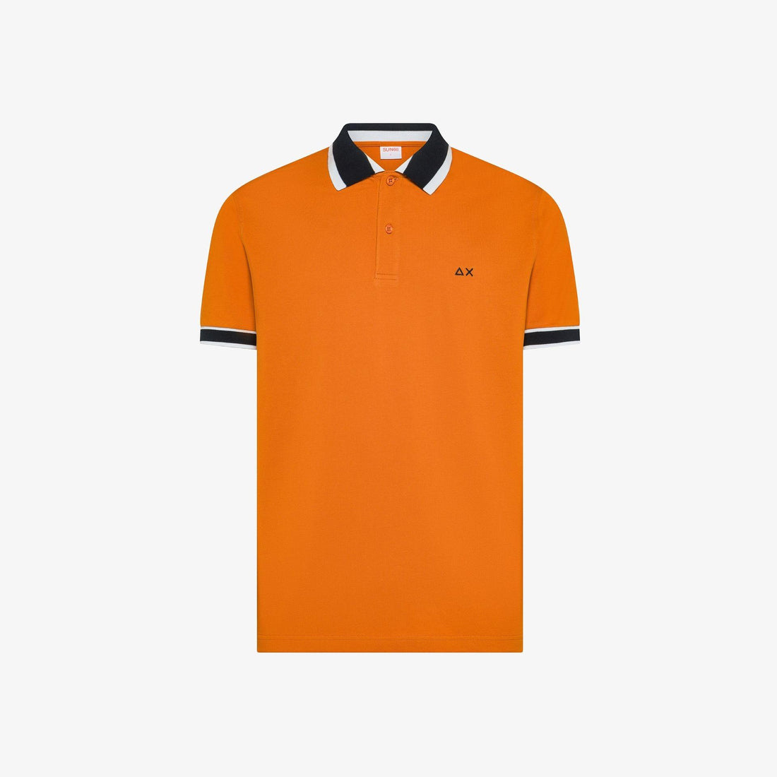 Polo multistripes collo multicolor A36117 RUST SUN68 