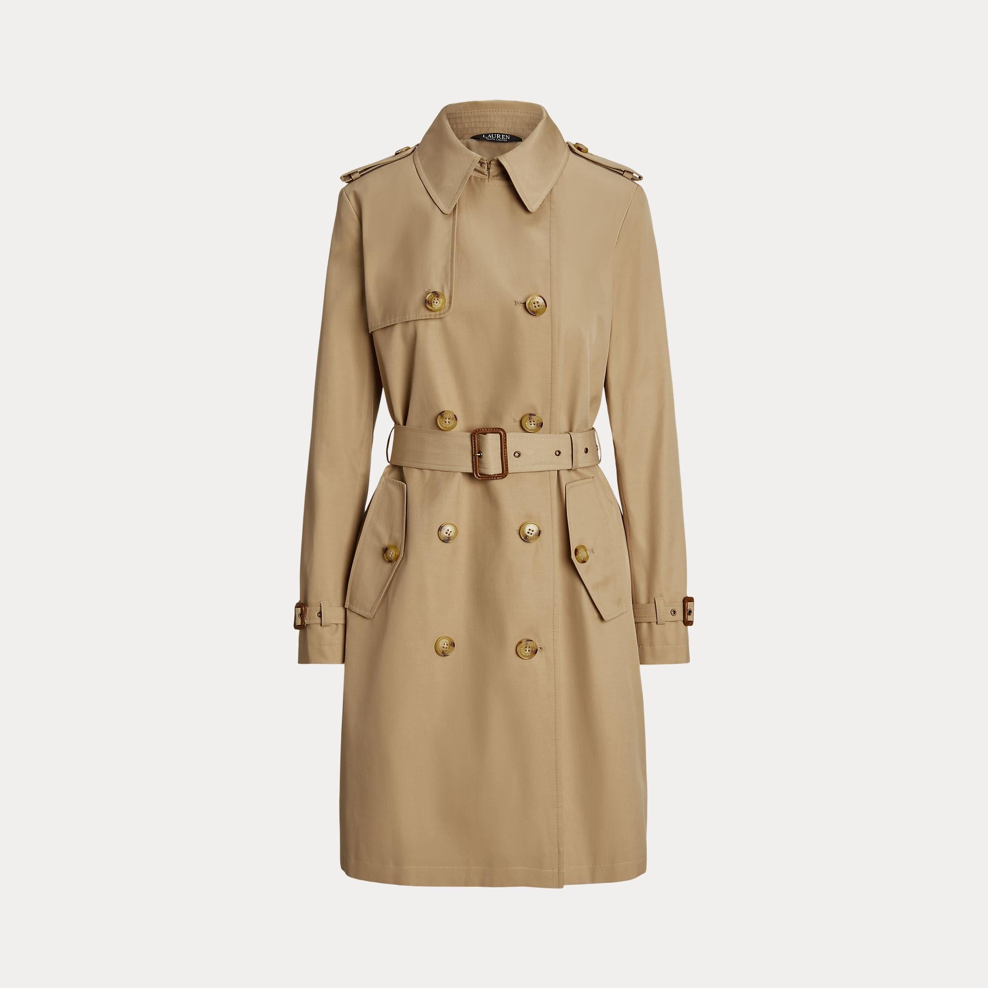 trench doppiopetto in cotone 297-967122 002 LAUREN RALPH LAUREN 