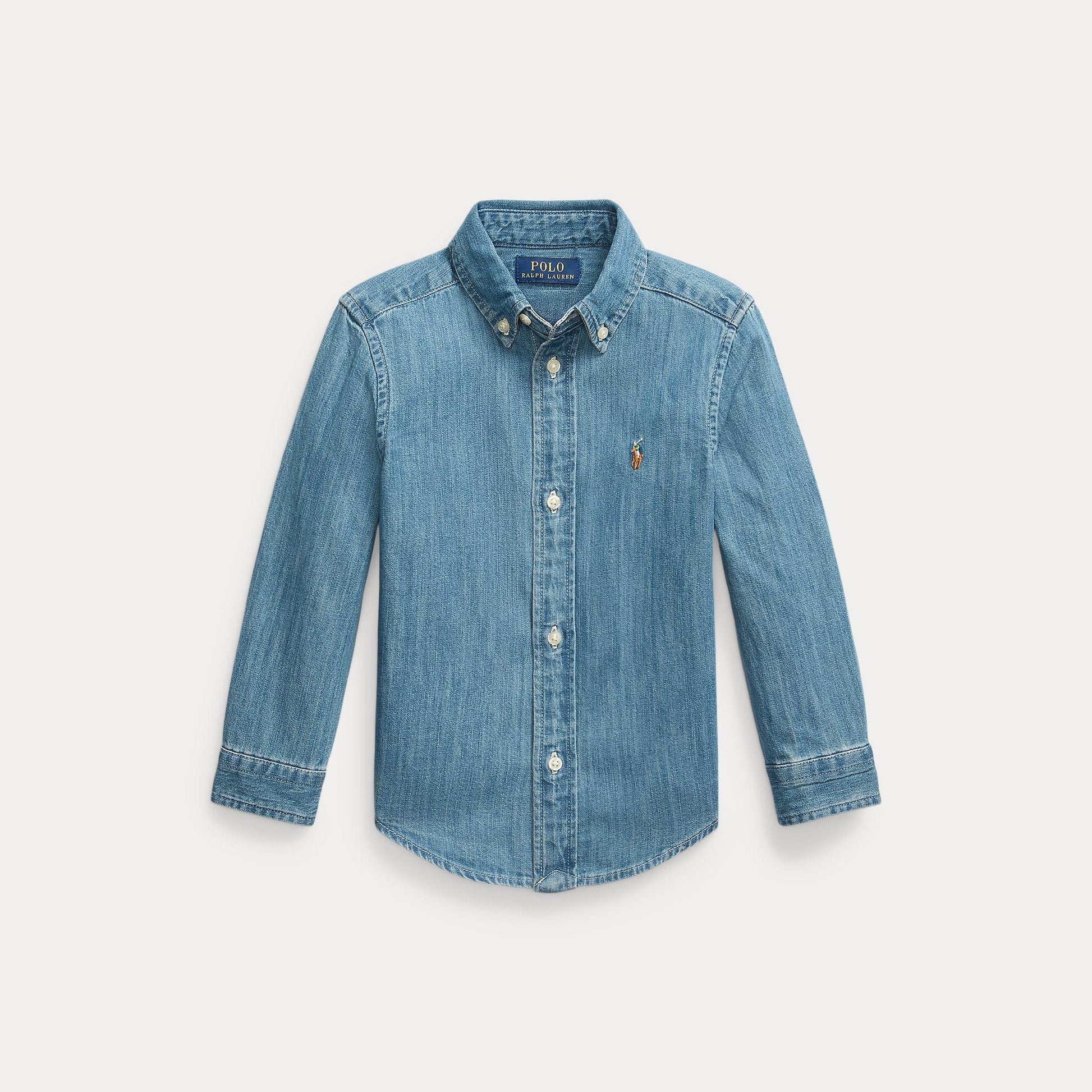 camicia in jeans di cotone 322-713843 001 RALPH LAUREN POLO 