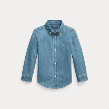 camicia in jeans di cotone 322-713843 001 RALPH LAUREN POLO 