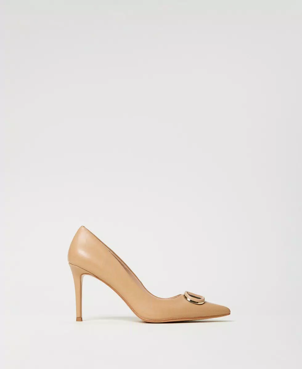 dècollette con logo oval 251TCP060 00044 TWINSET 