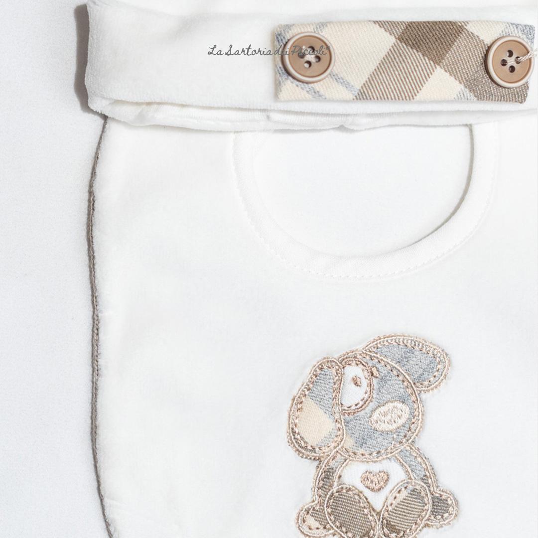 set cappello e cuffia LR1112 UNI LA SARTORIA DEI PICCOLI 