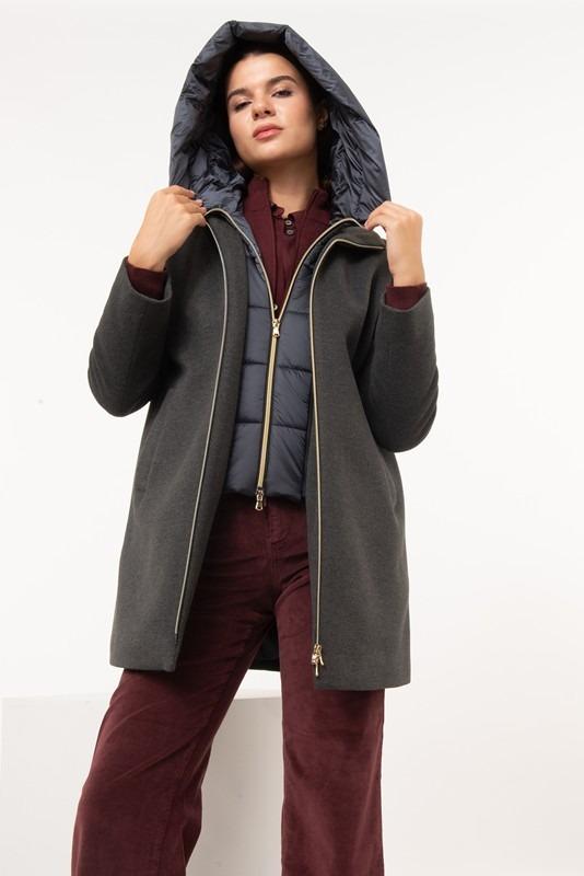 giaccone in panno soft imbottito BACIO 011 EMME MARELLA 