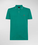 PeUTEREY POLO STRETCH CON LOGO Verde