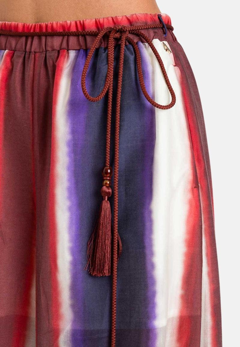 pantalone ampio multicolor 261AT2061 13458 TWINSET ACTITUDE 
