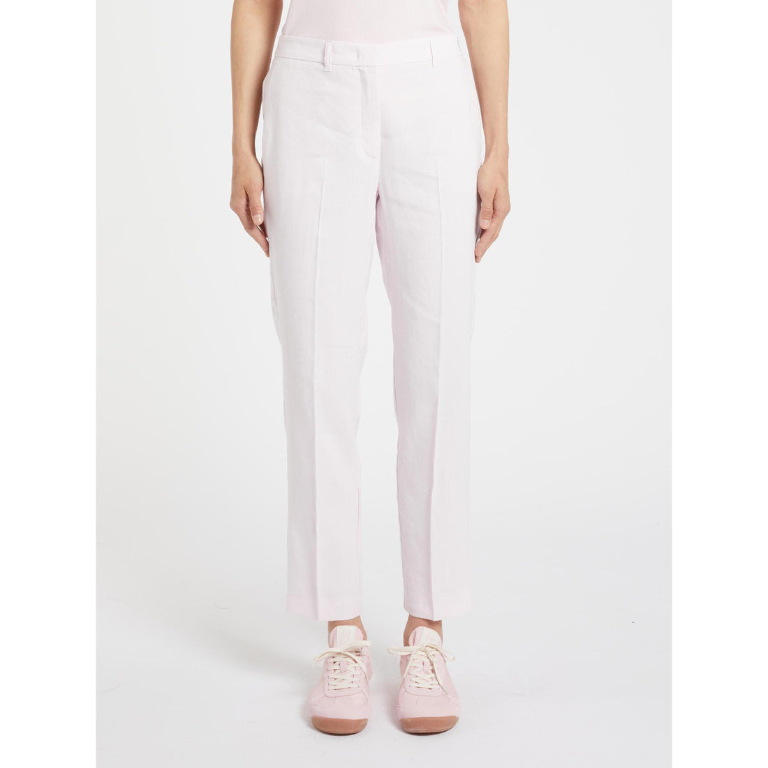 pantalone in lino stretch MLMCARO 001 MARella MONOCHROME 