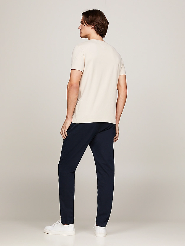 t-shirt slim con logo iconico MW0MW10800 ACI TOMMY HILFIGER 