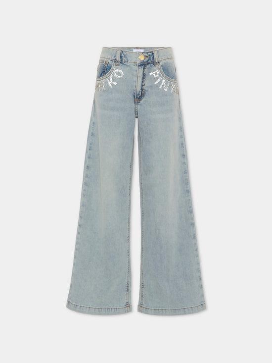 jeans con pailettes KFPA031 DS057 D812 PINKO 