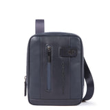 PIQUADRO borsello urban con tracolla Blu