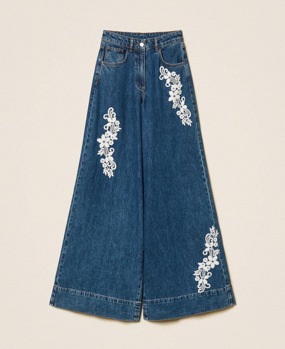 jeans con pizzo 261AP2390 01104 TWINSET ACTITUDE 
