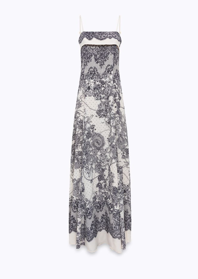 abito lungo con stampa RA6160T523A P9401 Blugirl 