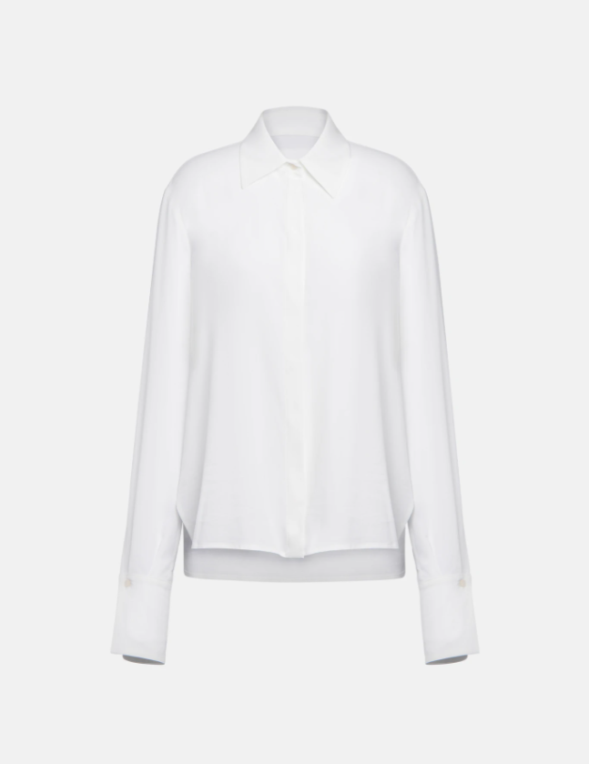 camicia regular in seta DC491SF0170DXXX 000 DONDUP 