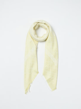 TWINSET kefiah jacquard con logo oval t Giallo