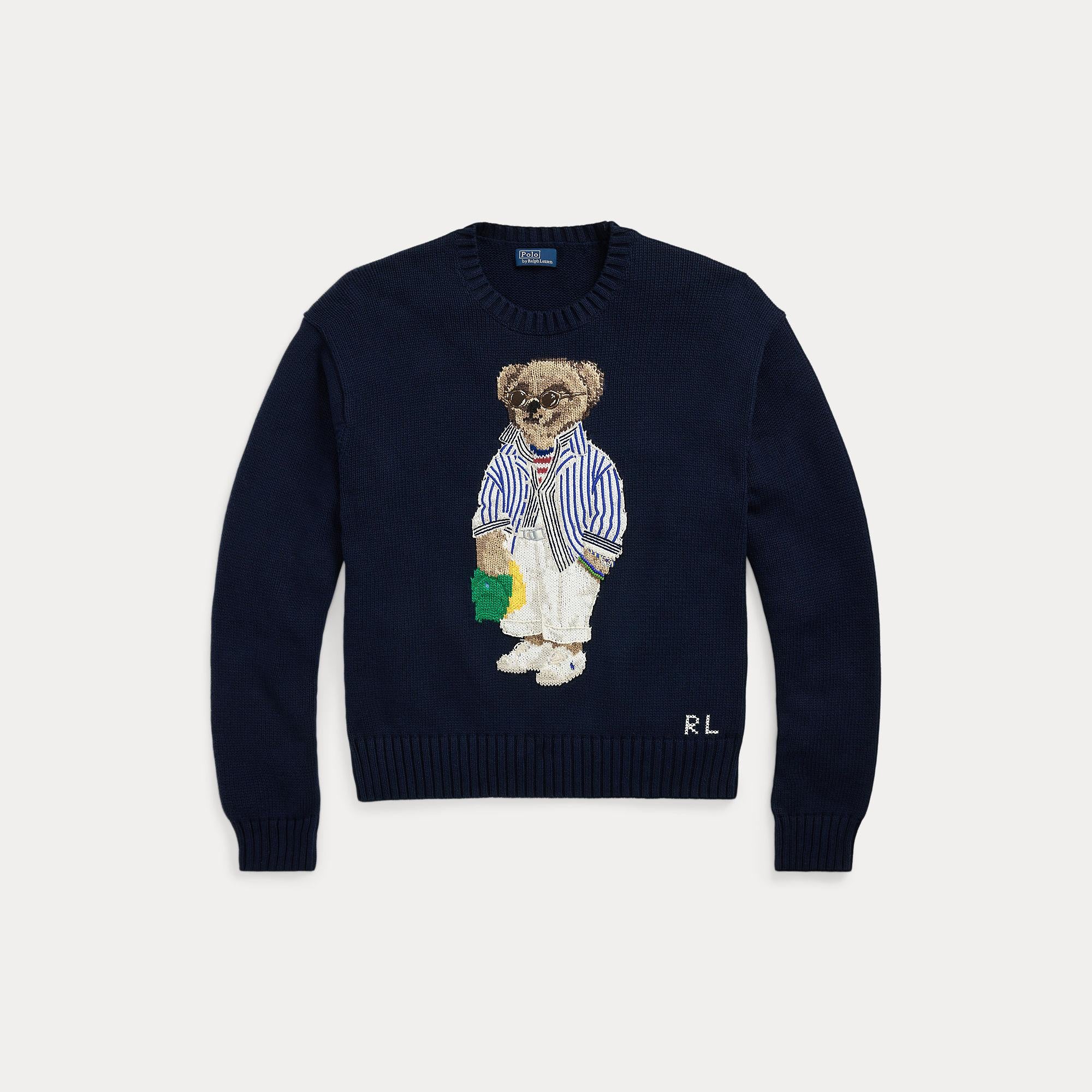 maglione in cotone con polo bear 211-959288 001 RALPH LAUREN POLO 