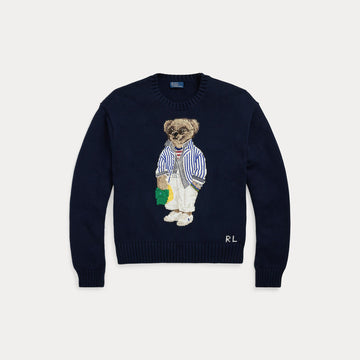 maglione in cotone con polo bear 211-959288 001 RALPH LAUREN POLO 