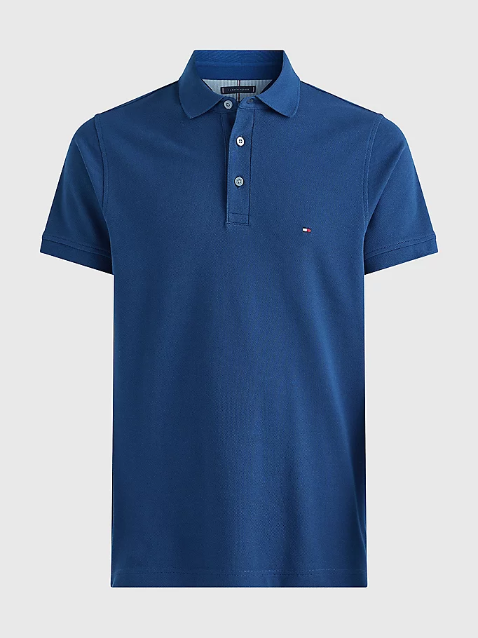 Polo slim fit maniche corte MW0MW17771 C5F TOMMY HILFIGER 