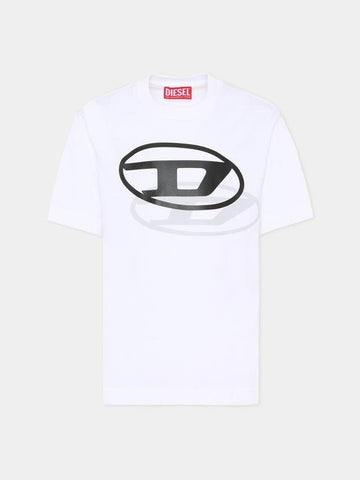 t-shirt con logo J02601 00YI9 K100 DIESEL 