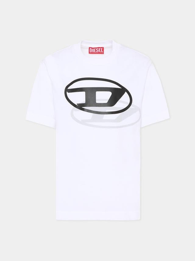 t-shirt con logo J02601 00YI9 K100 DIESEL 