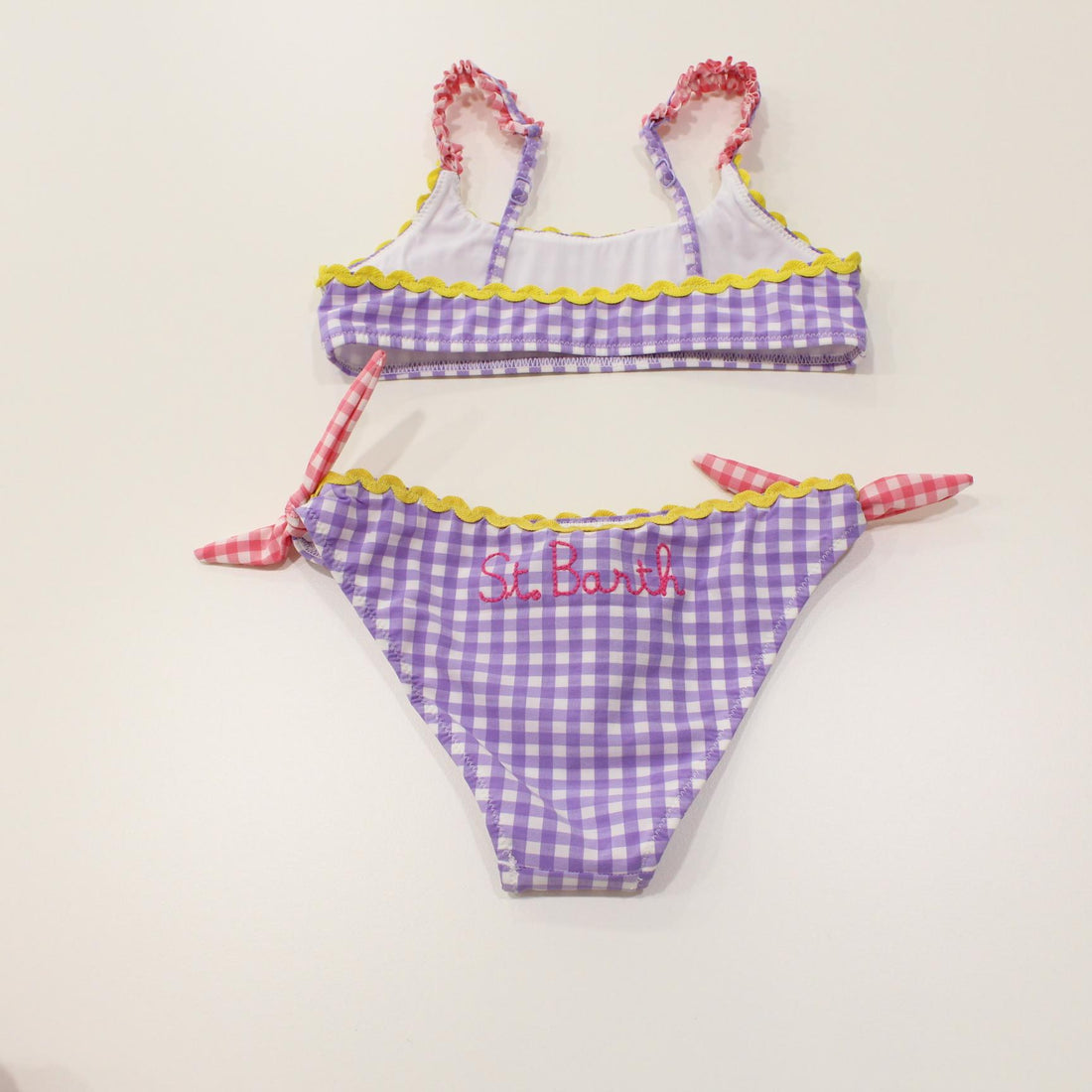 Costume a quadretti bambina JEY 00243B MC2 SAINT BARTH 