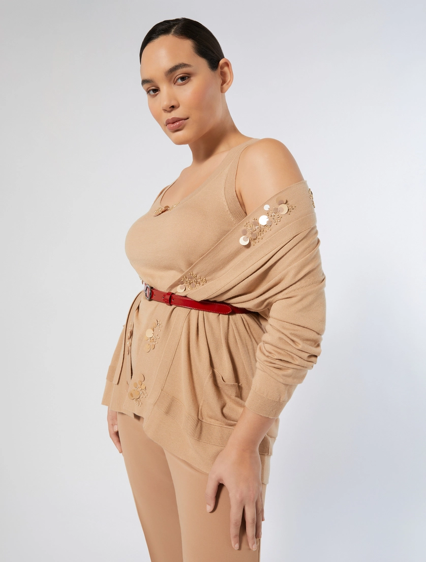 coordinato top e cardigan TOM 001 MARINA RINALDI 
