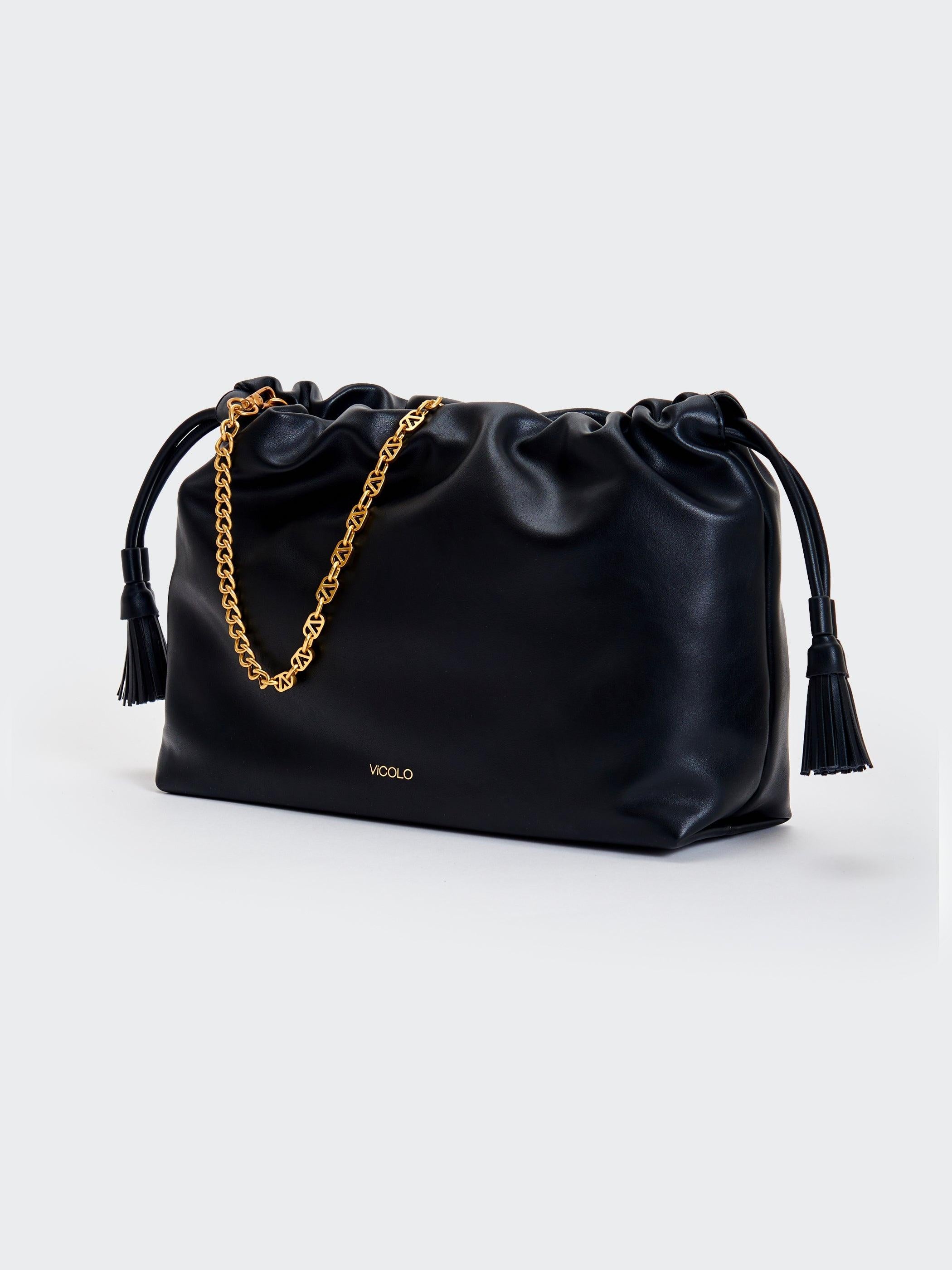 borsa tassel XAB0034 A 99 NERO VICOLO 