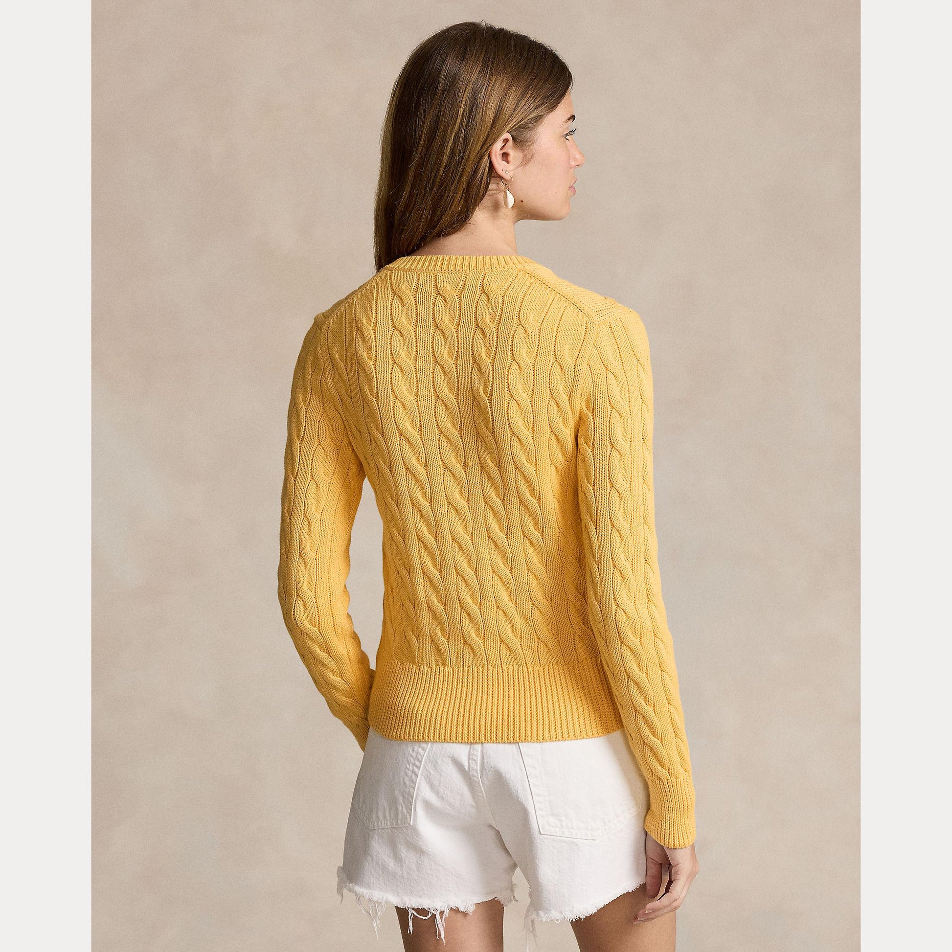 cardigan lavorato a trecce 211-891643 013 RALPH LAUREN POLO 