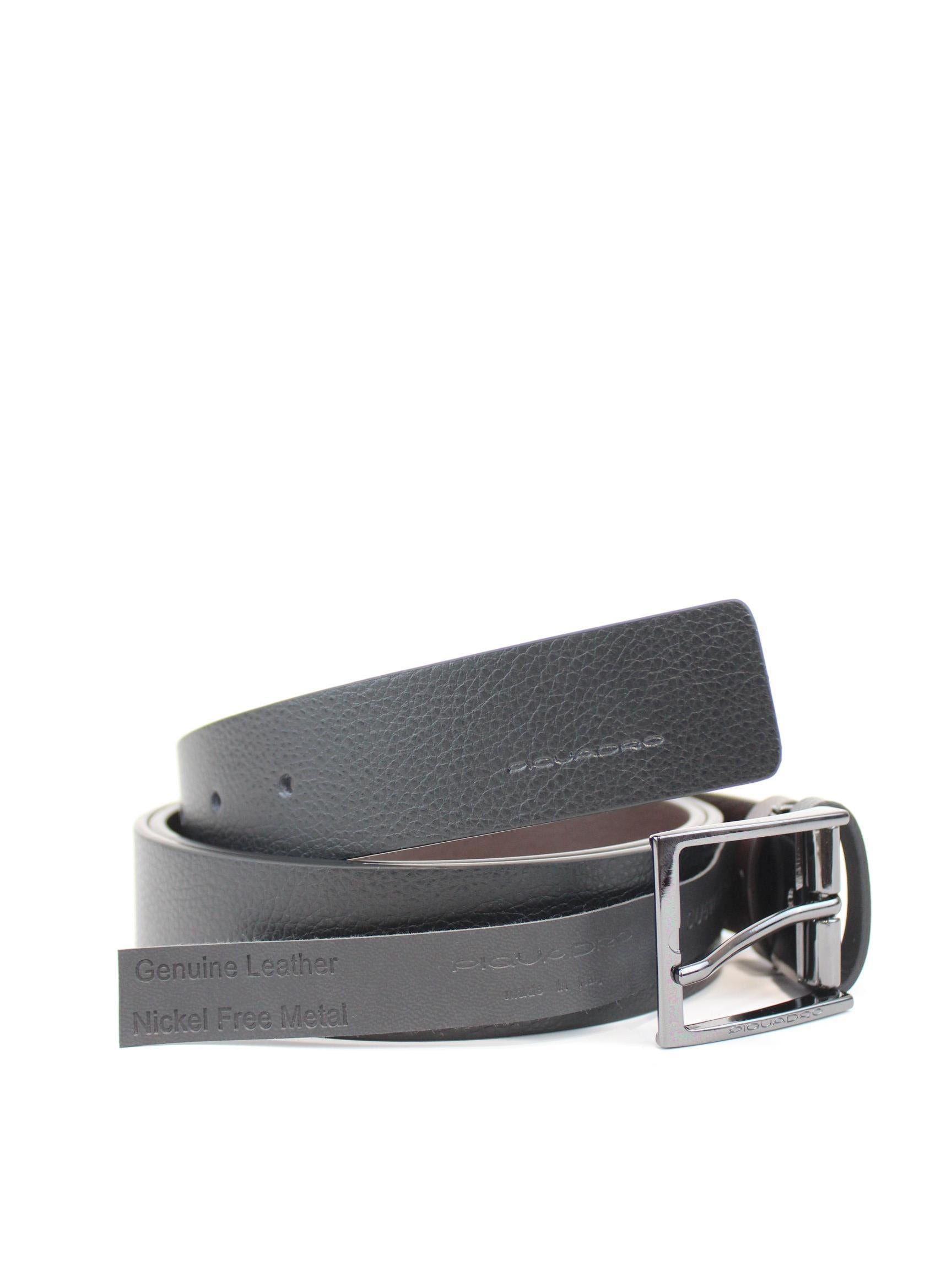 cintura reversibile bicolor CU5928MOS NM PIQUADRO 