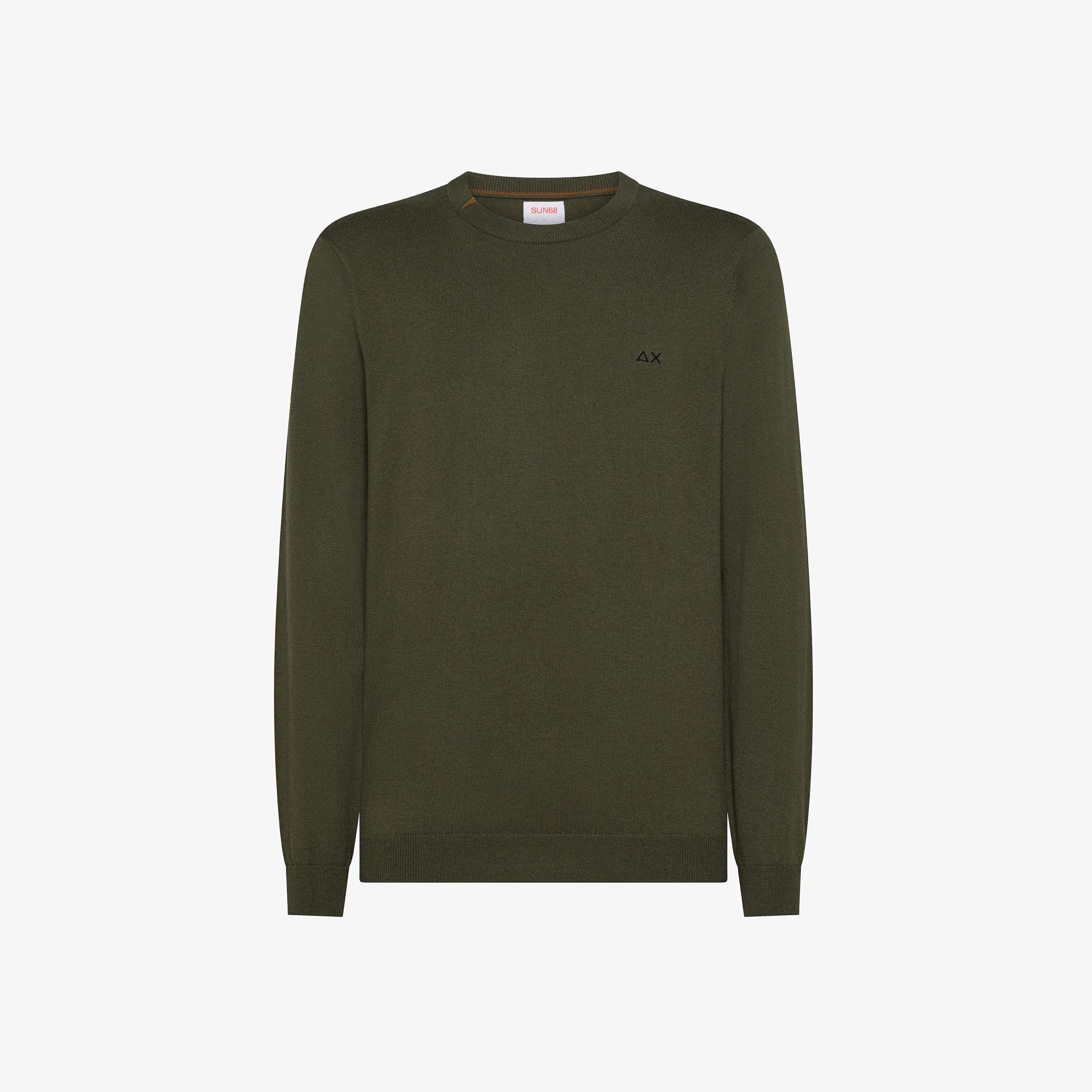 maglione girocollo misto lana K45101 74 SUN68 