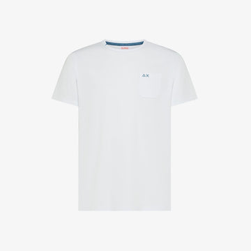 t-shirt pocket T36101 BIANCO SUN68 