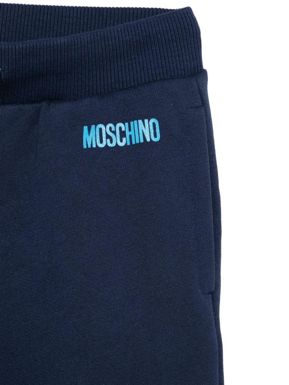 Pantalone jogger HUP08SLCA23 40016 MOSCHINO KIDS 