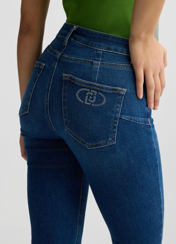 jeans blu a zampa UA5082D4988 78806 liU JO 
