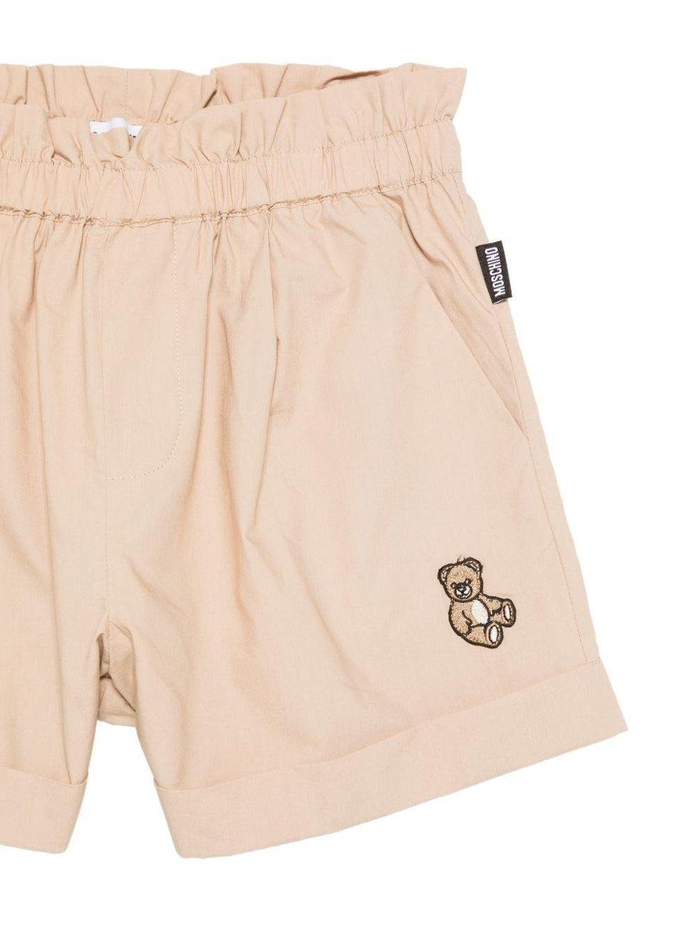 Shorts con logo HDQ01Y LLA10 20829 MOSCHINO KIDS 