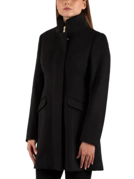 cappotto a collo alto H.K990.3749 NERO HANITA 
